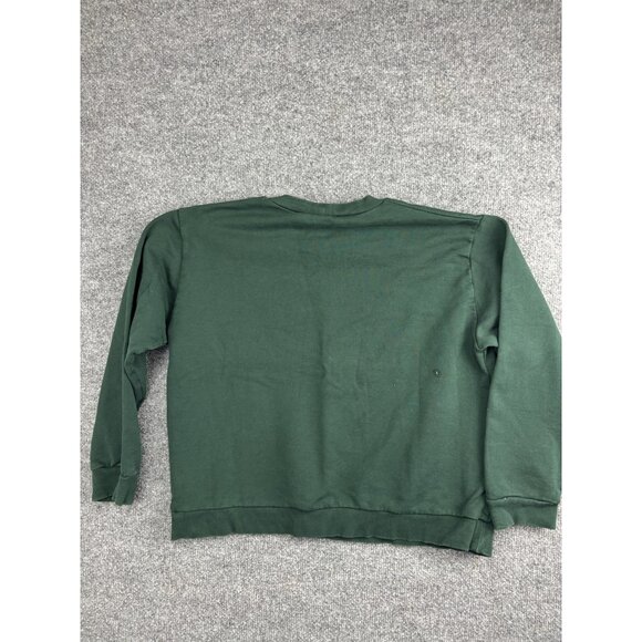 Zara Sweatshirt Womens Small Green Everest Climb Crewneck Pullover Casual Cozy - Picture 7 of 8